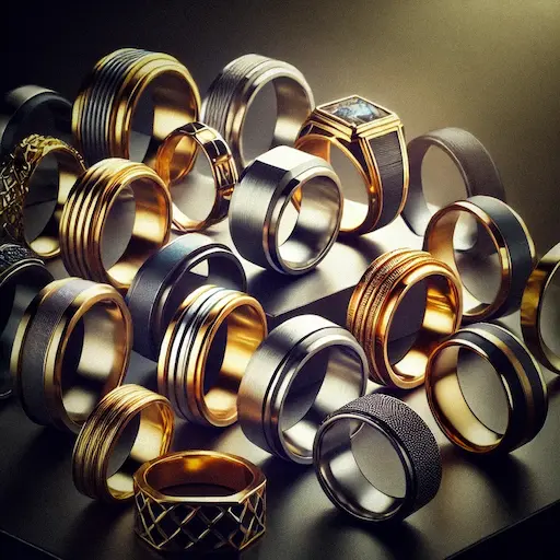Various ring materials